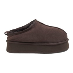 New Zealand Boots Plateau Clog Coffee PREORDER