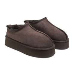 New Zealand Boots Plateau Clog Coffee PREORDER