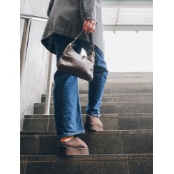 New Zealand Boots Plateau Clog Coffee PREORDER