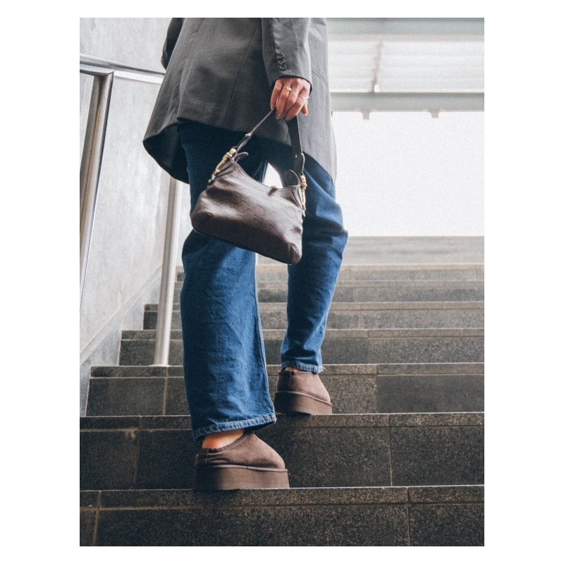 New Zealand Boots Plateau Clog Coffee PREORDER
