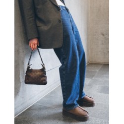 New Zealand Boots Plateau Clog Coffee PREORDER